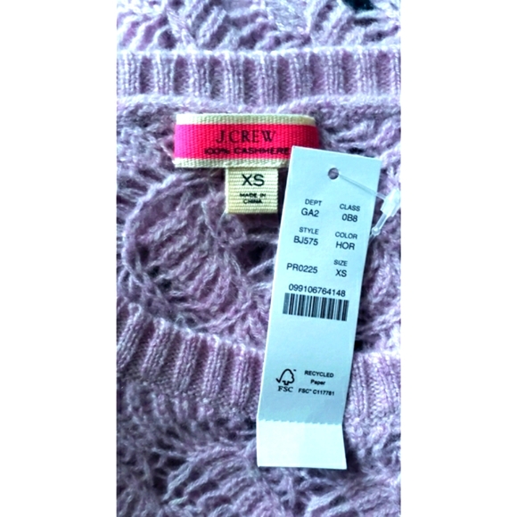 20. J.Crew Cashmere pointelle sweater shell - Picture 5 of 8